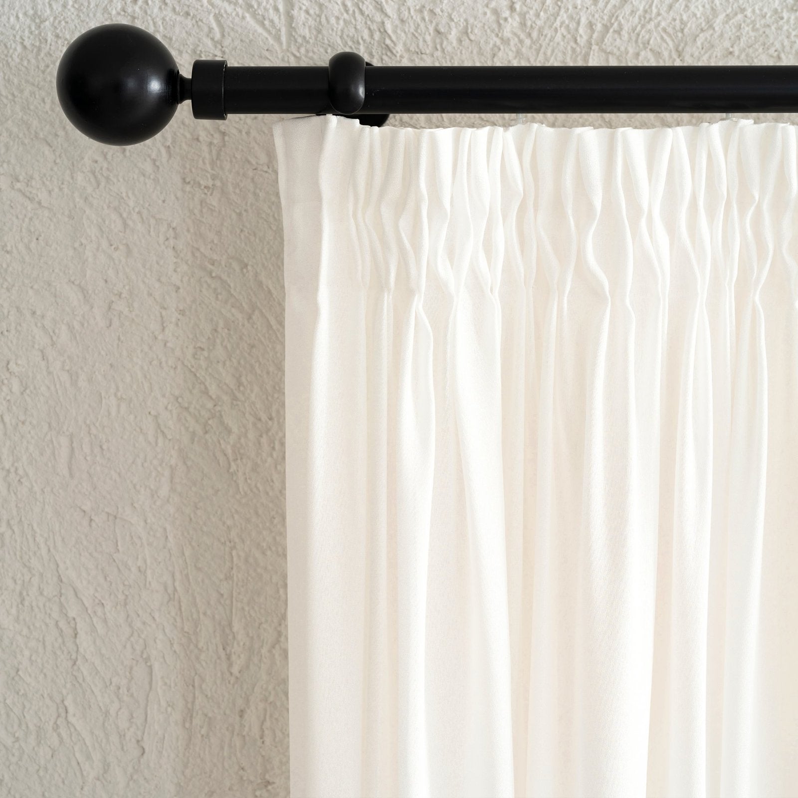 Krem İpek Dokulu Tül Perde | Calma